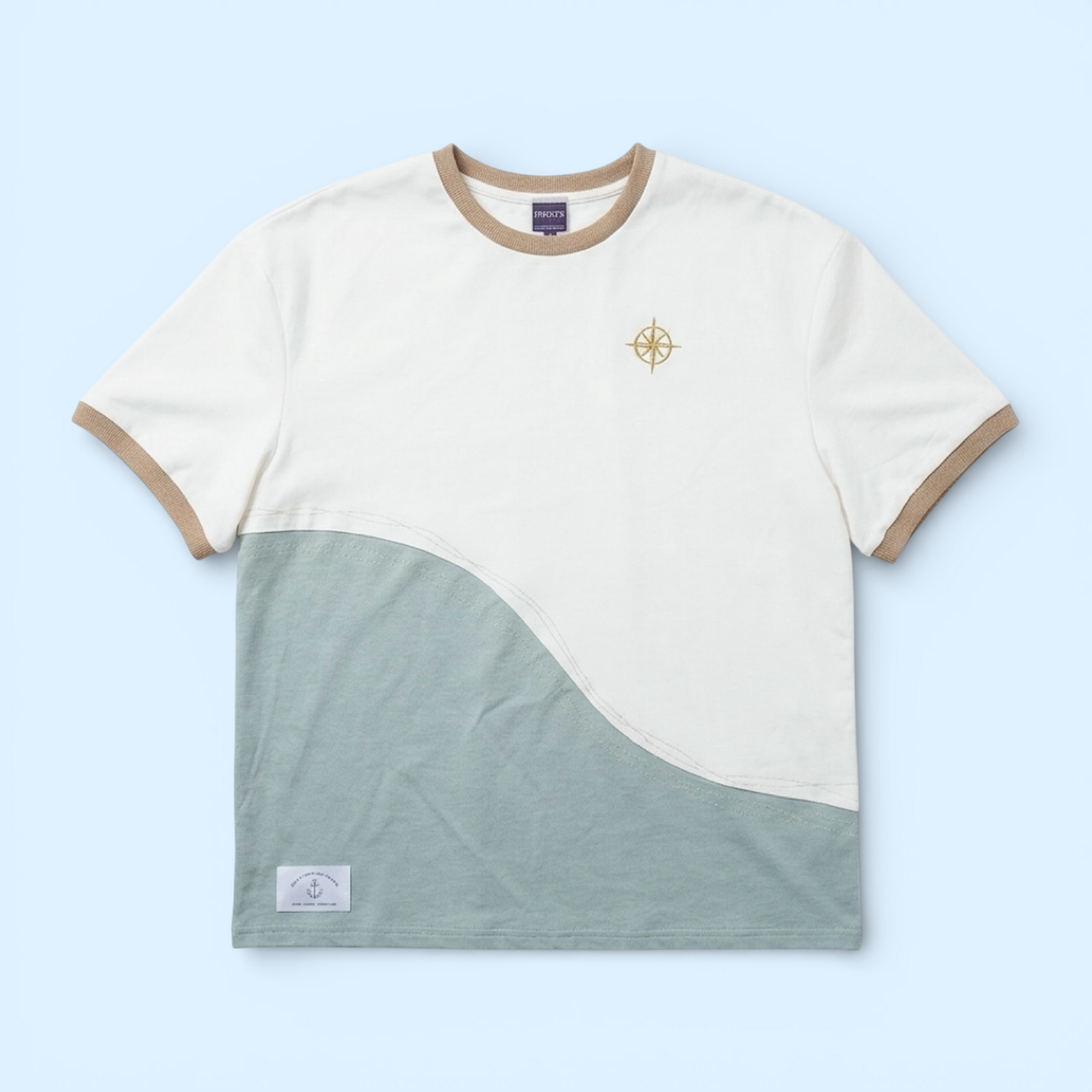 Antibes Tee (1-Azure Mist) | Hooman (Adult/Kids)