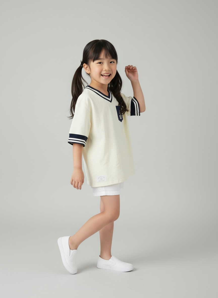 Santiano Tee (1-Ivory Cream) | Hooman (Adult/Kids)