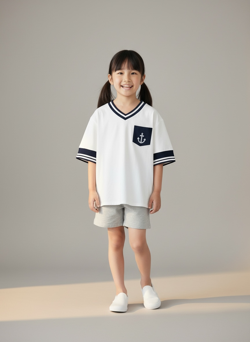Santiano Tee (2-Salt White) | Hooman (Adult/Kids)