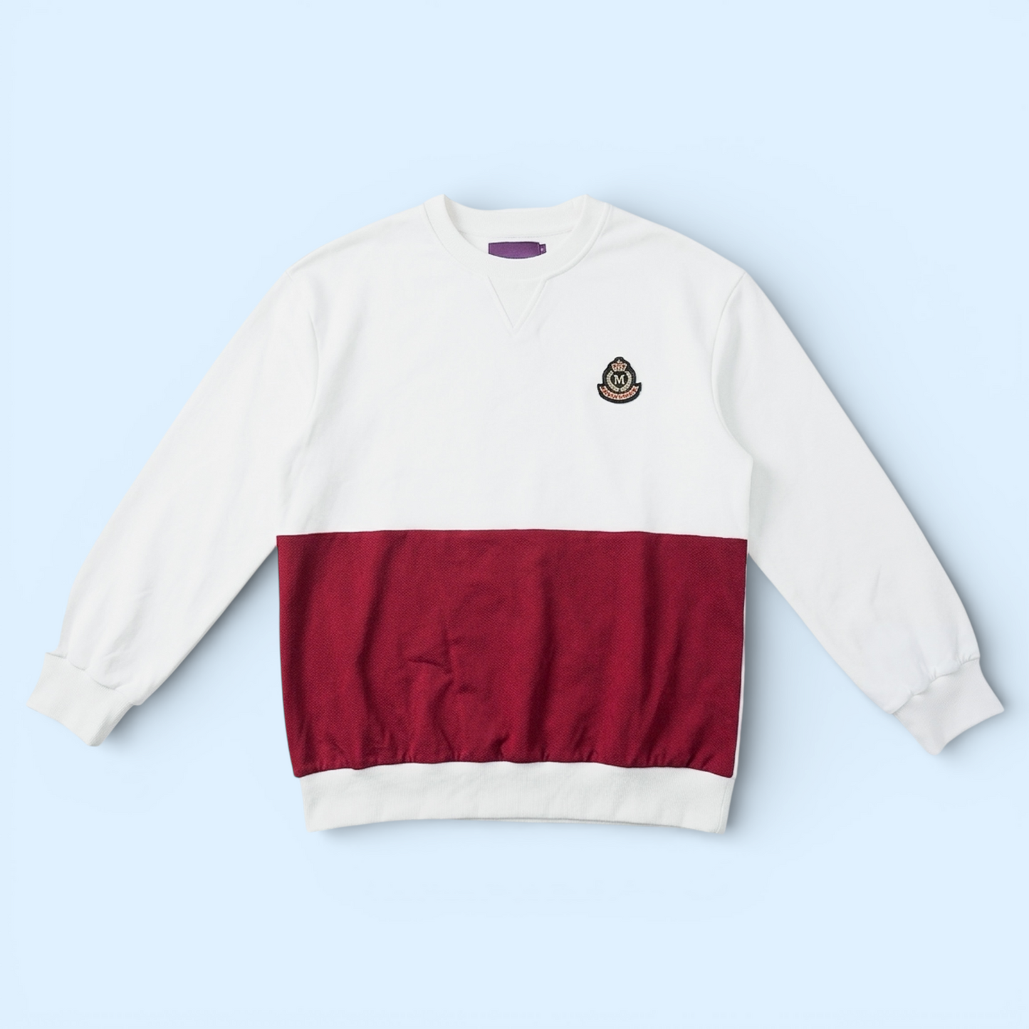 Brest Sweatshirt (2-Bordeaux Red) | Hooman (Adult/Kids)