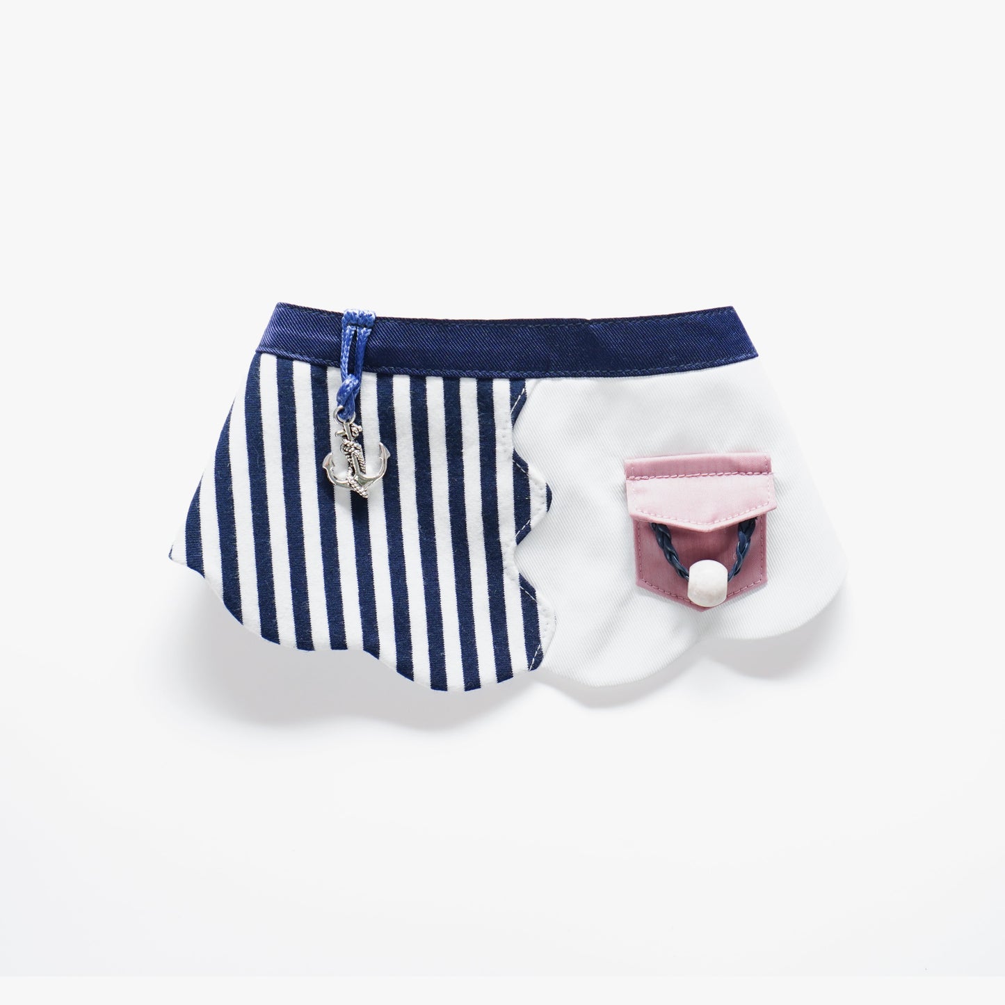 Marseille (1-Breton Stripe Navy) | Pet Neckwear