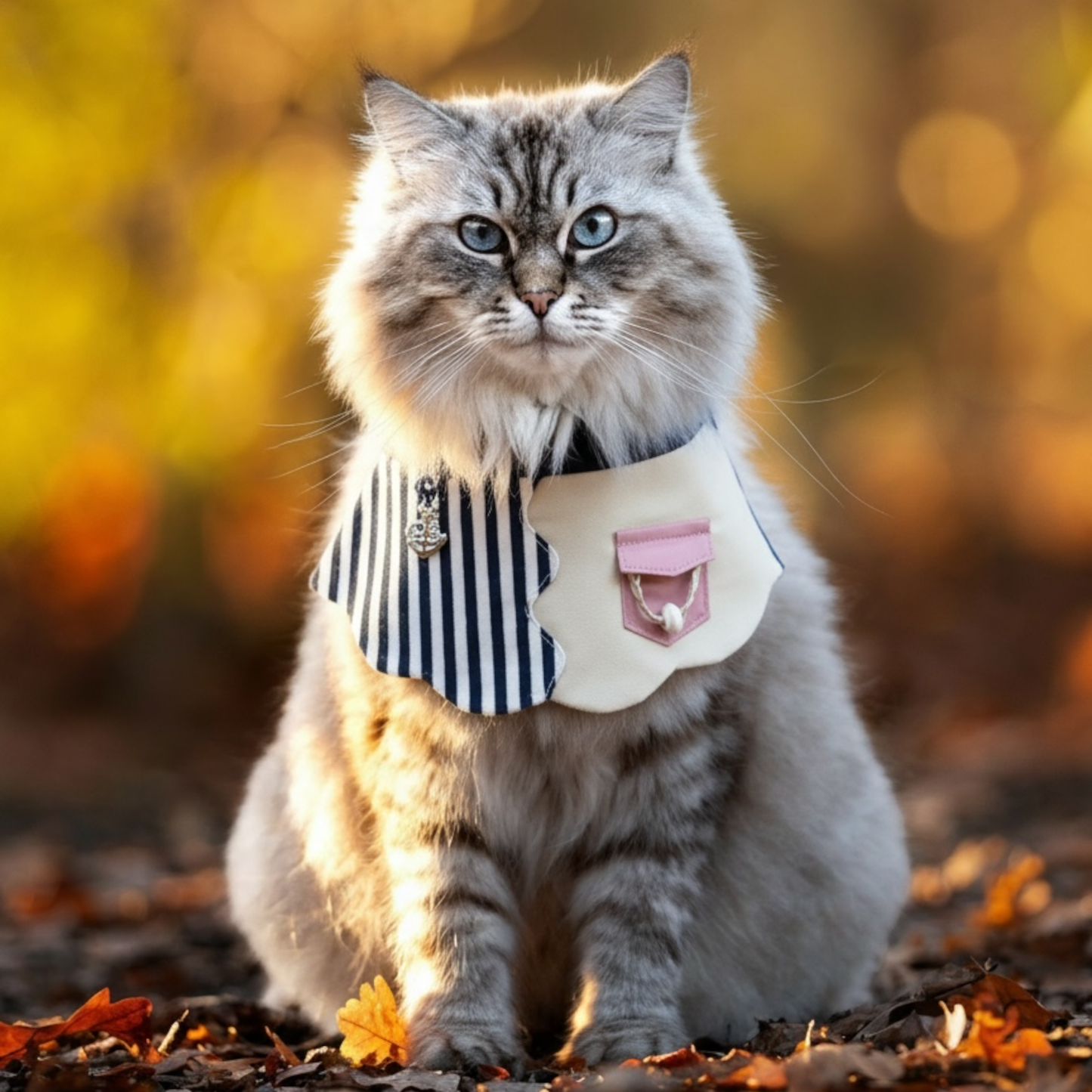 Marseille (3-Breton Seashell) | Pet Neckwear