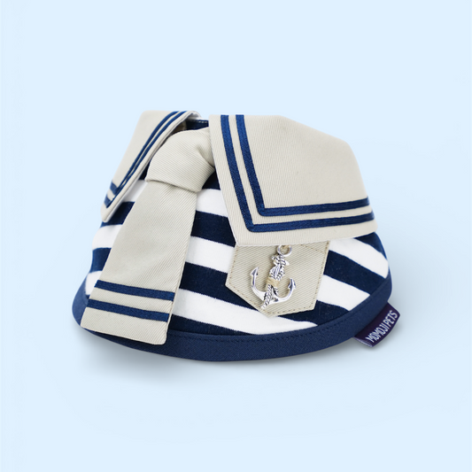 Santiano (2-Sandstone & Navy) | Pet Neckwear