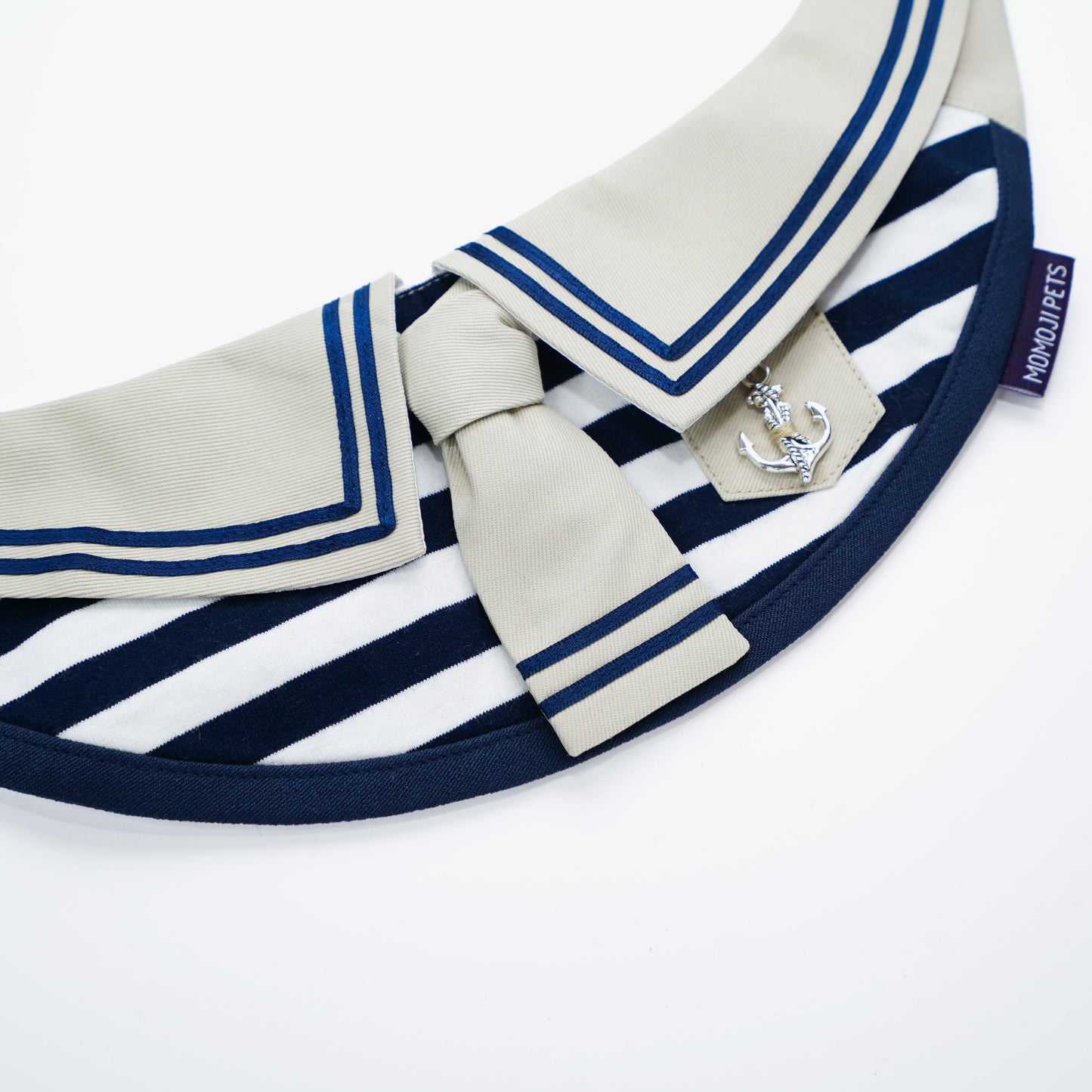 Santiano (2-Sandstone & Navy) | Pet Neckwear
