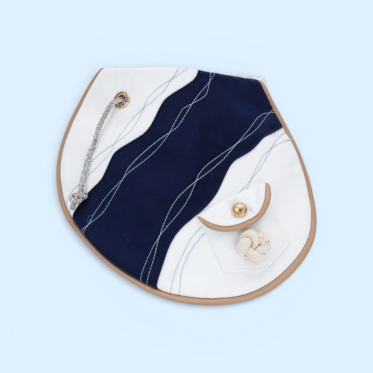 Antibes (2-French Riviera Blue) | Pet Neckwear