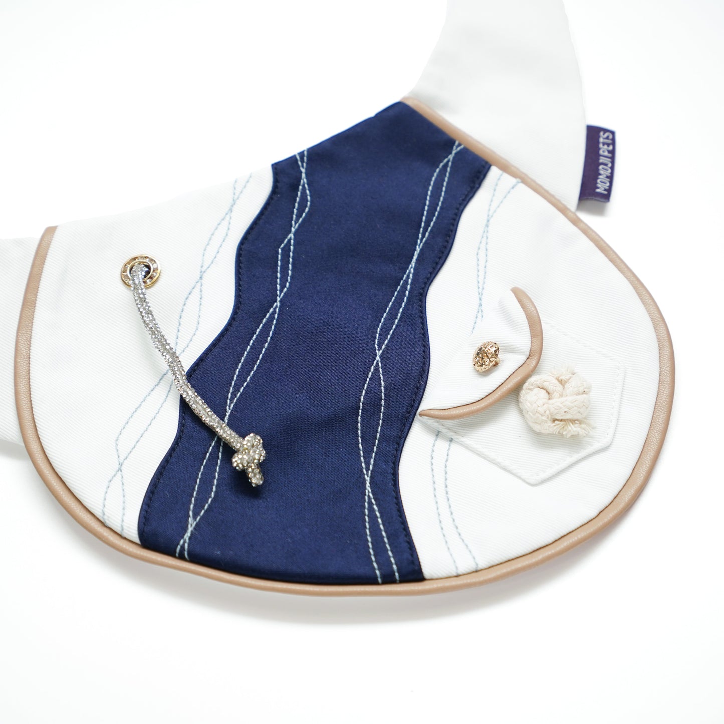 Antibes (2-French Riviera Blue) | Pet Neckwear