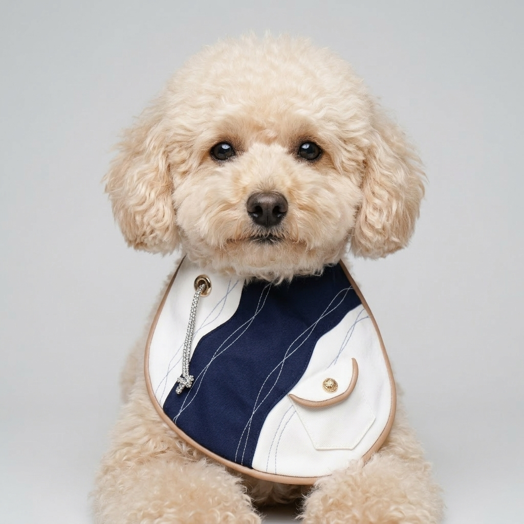 Antibes (2-French Riviera Blue) | Pet Neckwear