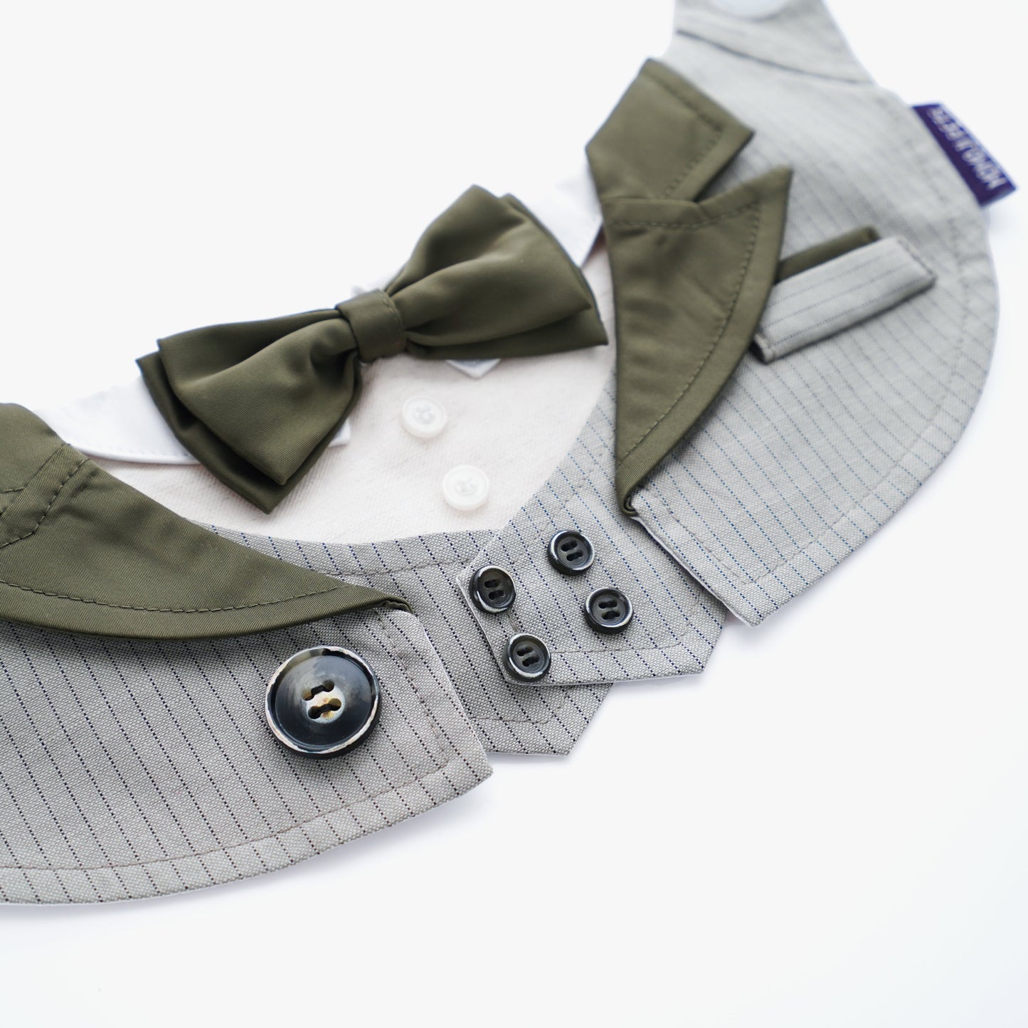 Versailles (2-Charcoal Grey) | Pet Neckwear