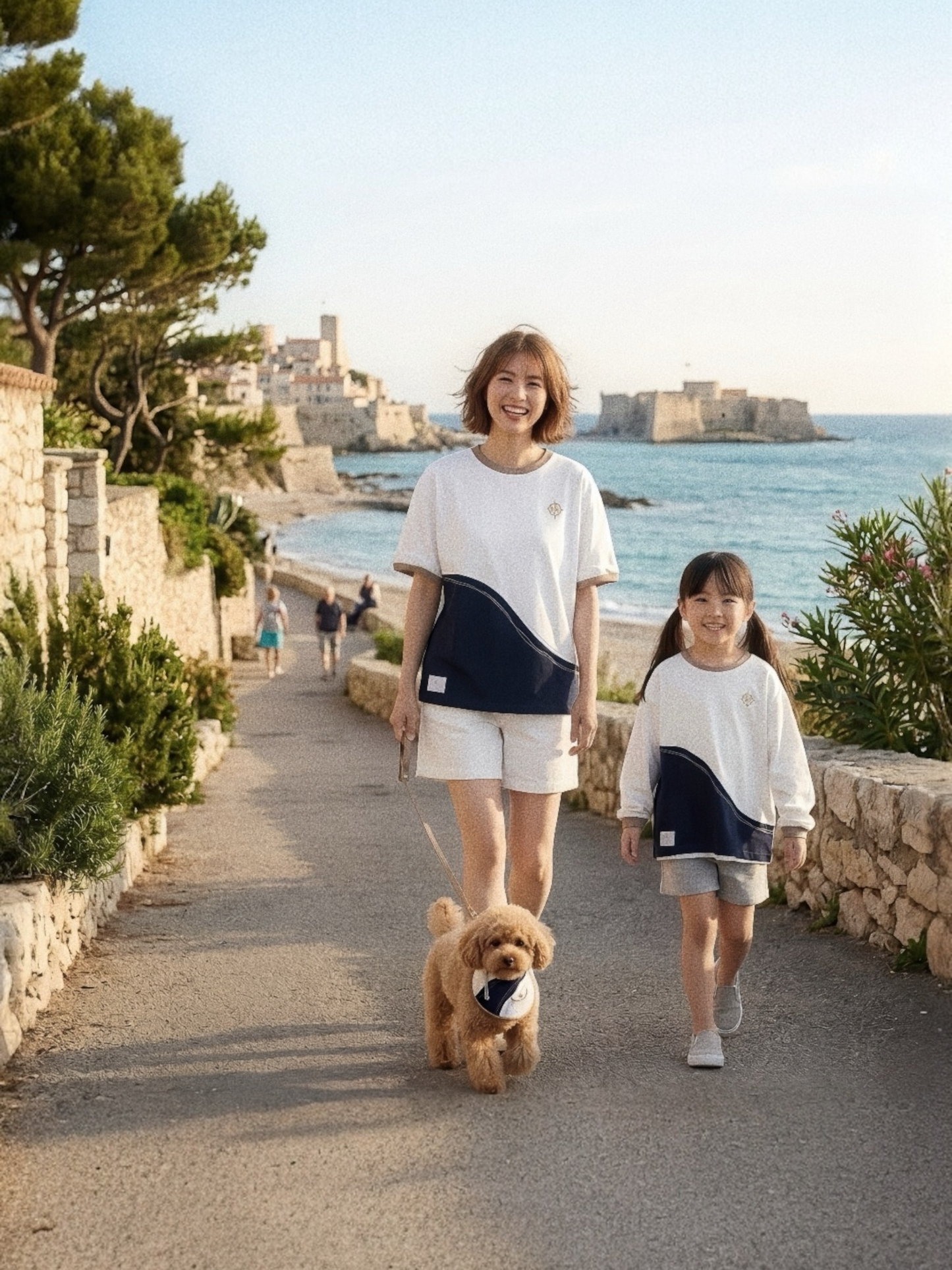 Antibes (2-French Riviera Blue) | Pet Neckwear